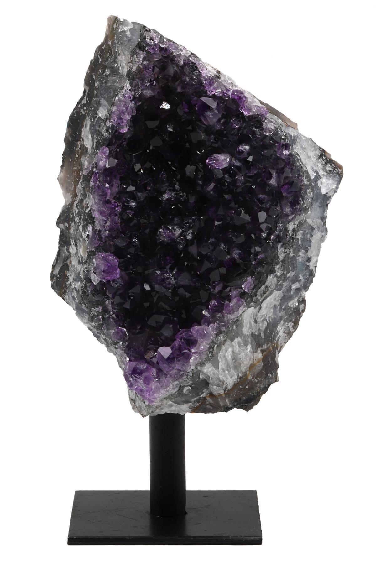 Ametist Doğal Taş Standlı Ham Parça