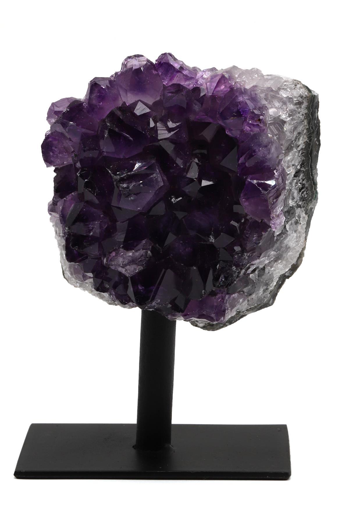 Ametist Doğal Taş Standlı Ham Parça