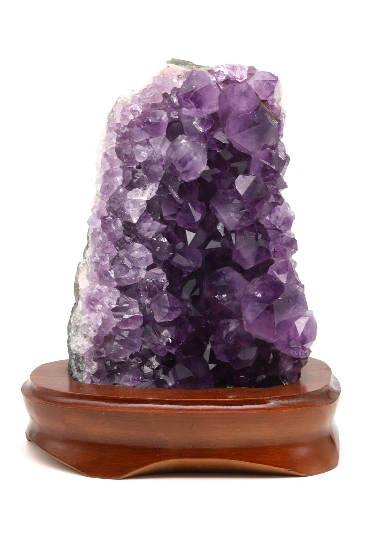 Ametist Doğal Taş Standlı Ham Parça