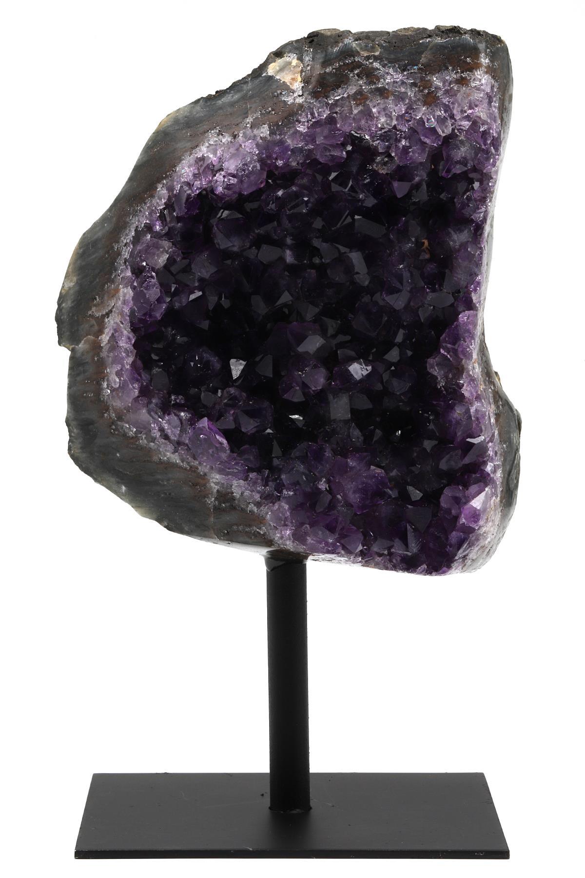 Ametist Doğal Taş Standlı Ham Parça