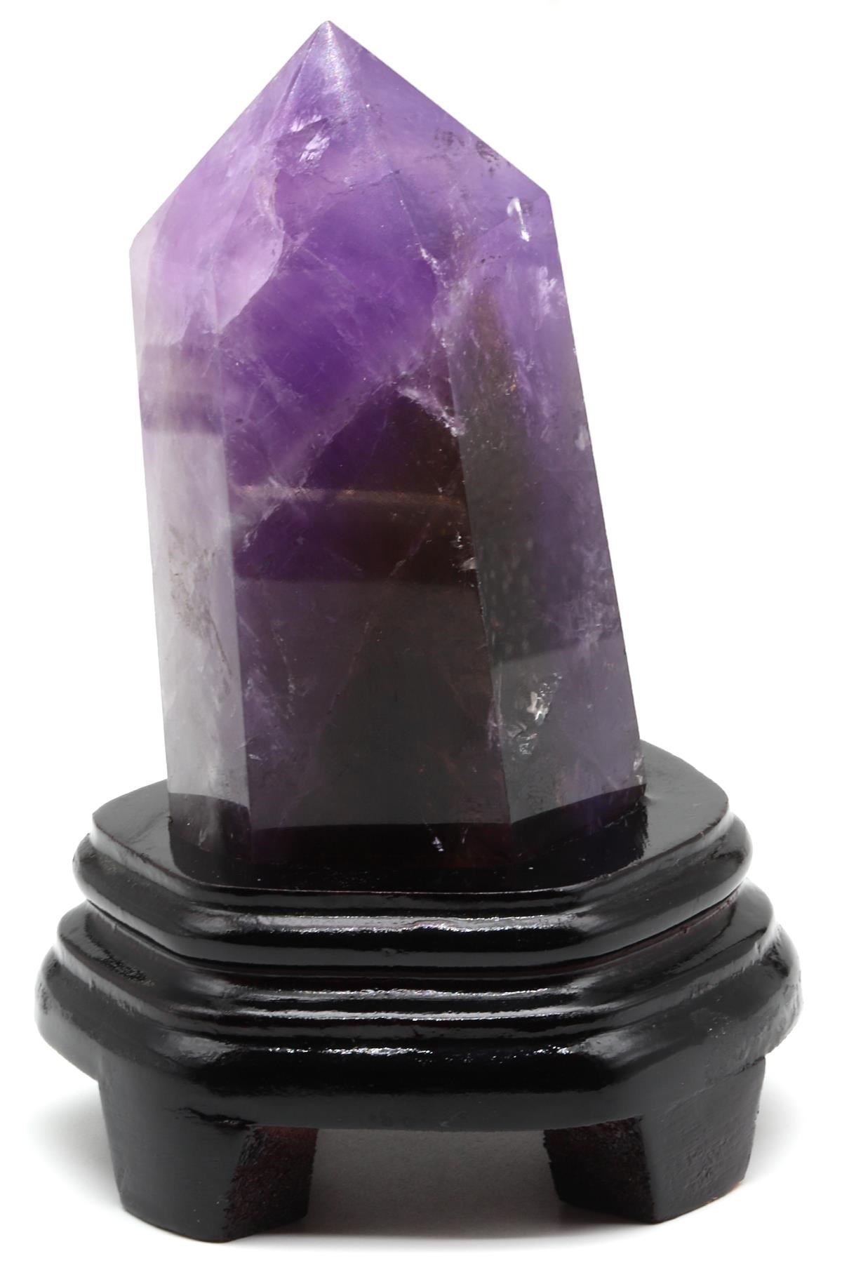 Ametist Doğal Taş Standlı Ham Parça