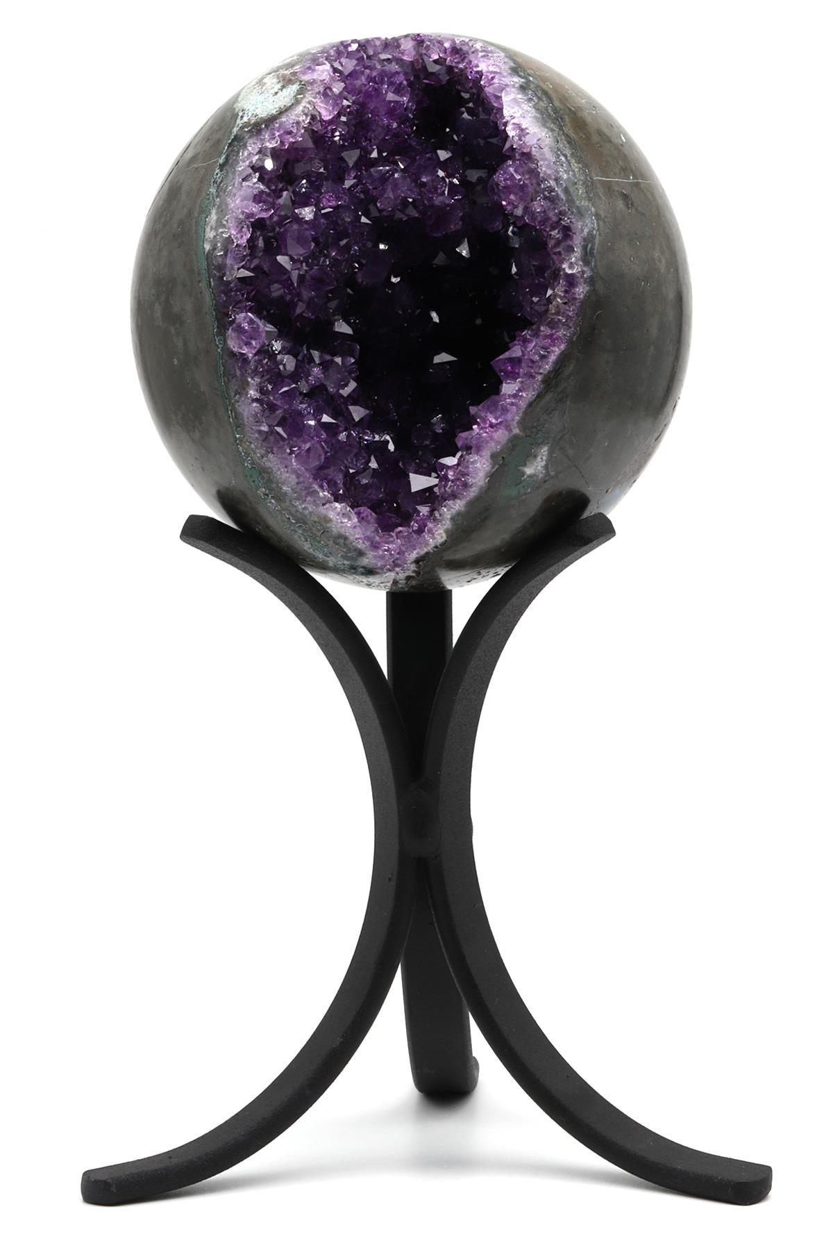 Ametist Doğal Taş Standlı Küre