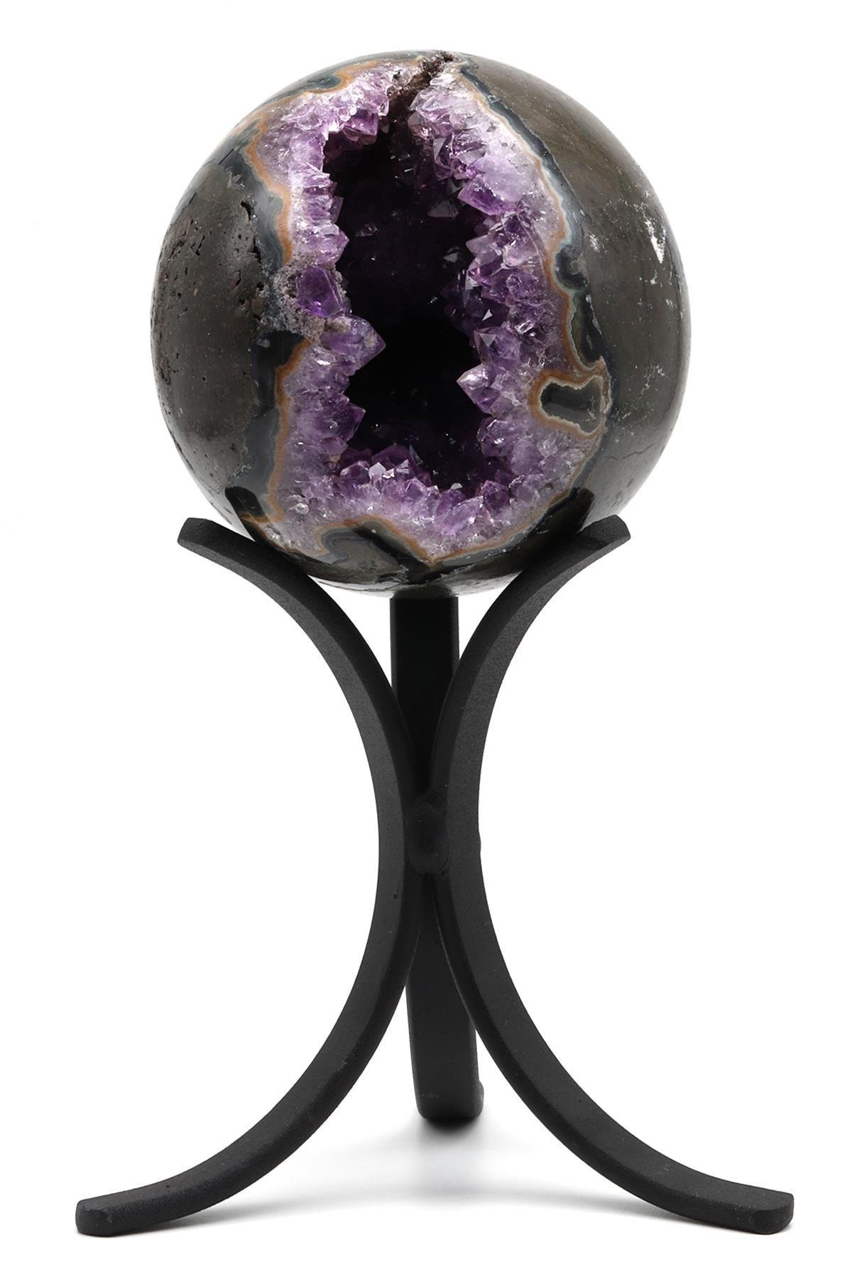 Ametist Doğal Taş Standlı Küre