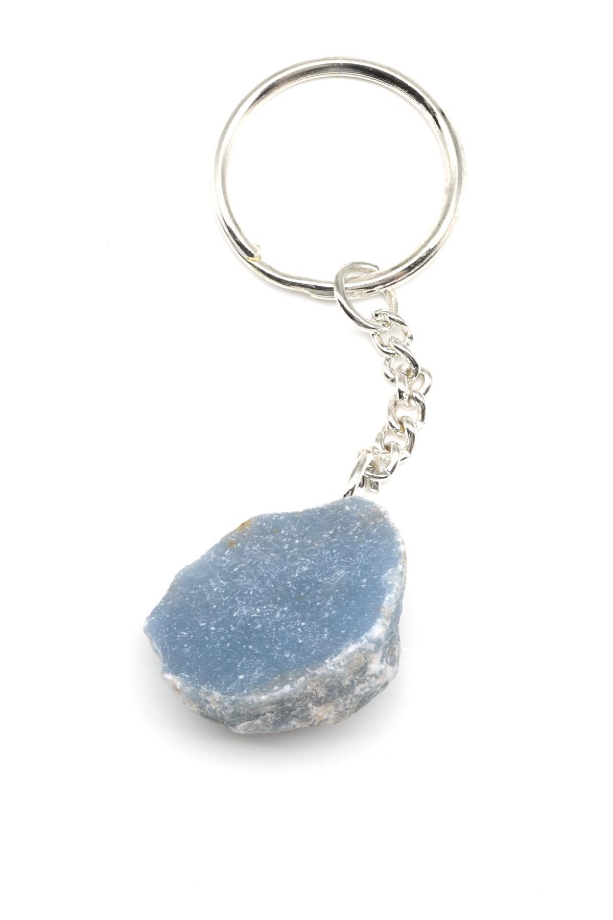 Anjelit Doğal Taş Anahtarlık