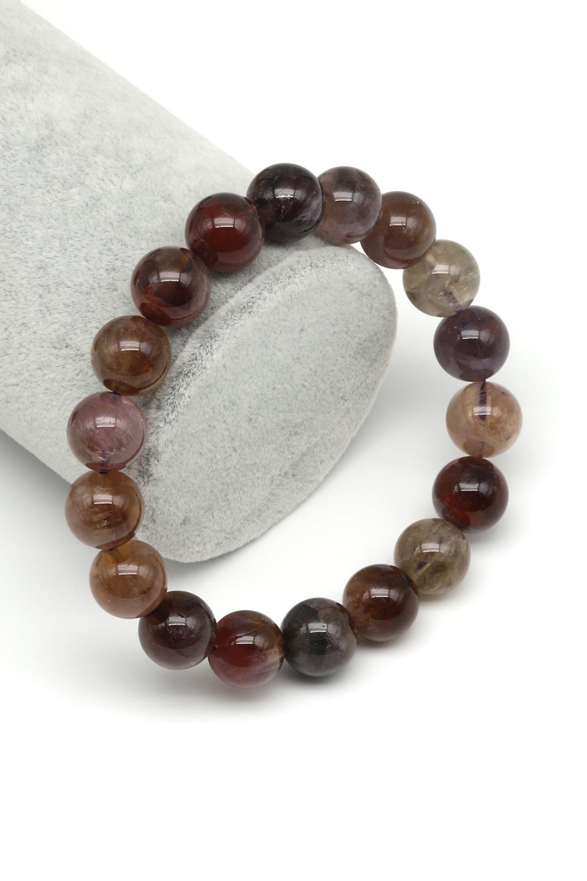 Aurelite Doğal Taş Bileklik 11 mm Küre Kesim