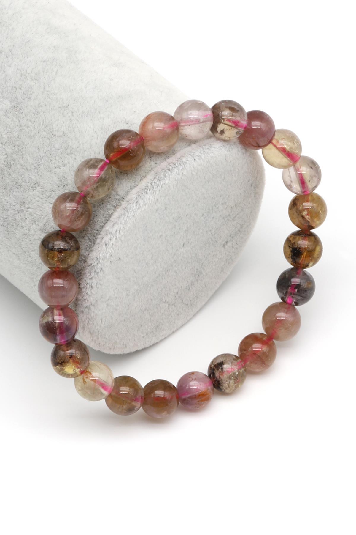 Aurelite Doğal Taş Bileklik 8 mm Küre Kesim