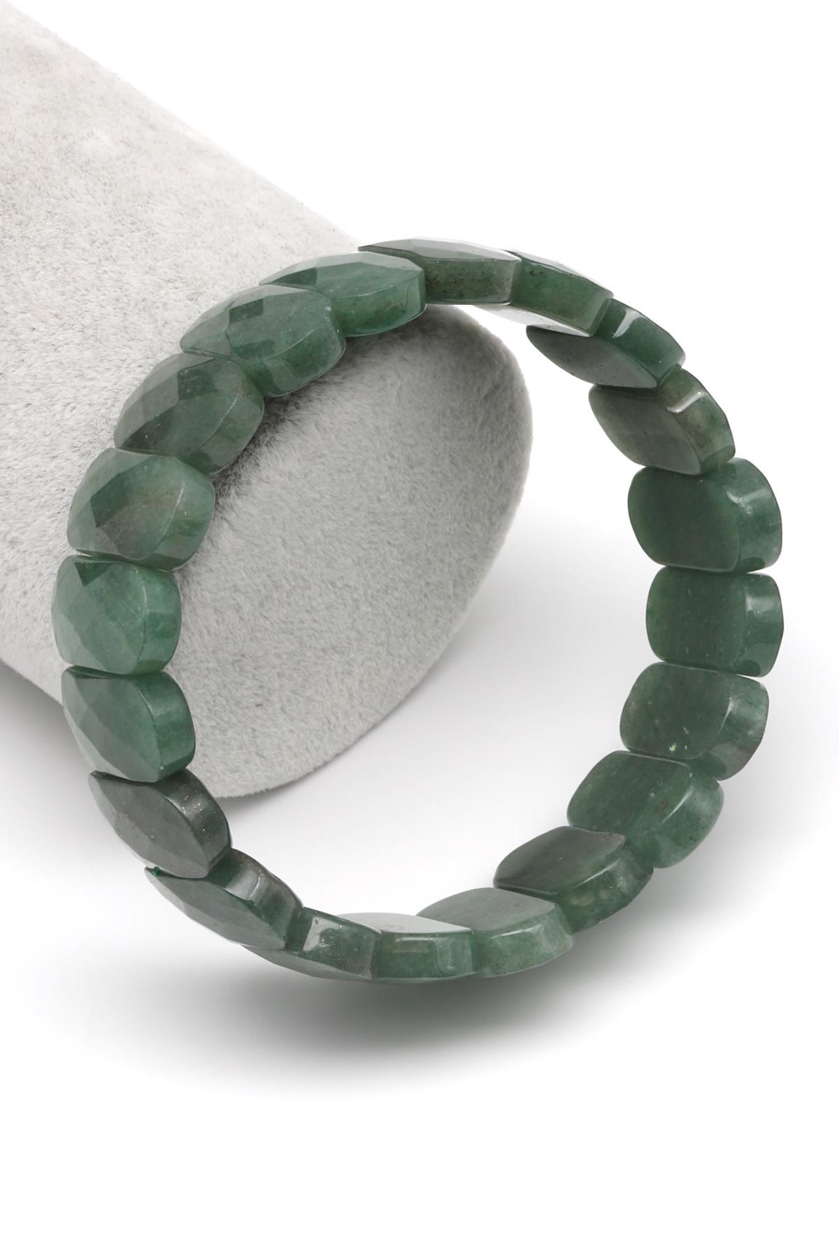 Aventurin Doğal Taş Bileklik 10 x 20 mm Özel Kesim