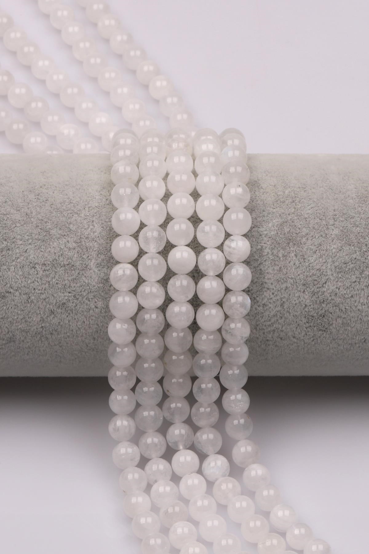 Ay Taşı (AB Kalite) Doğaltaş Dizi 6 mm Küre Kesim