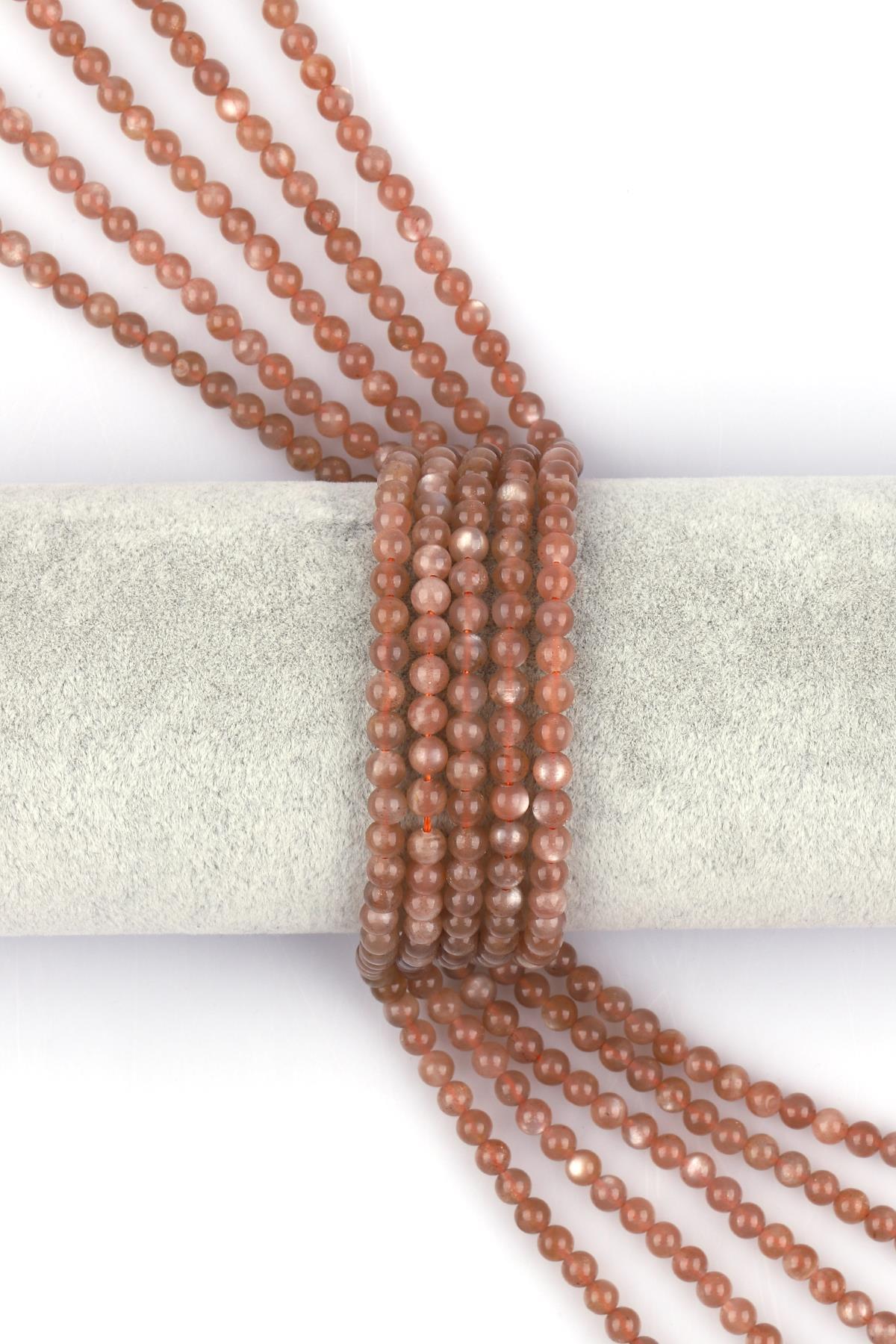 Ay Taşı Doğal Taş Dizi 4 mm Küre Kesim