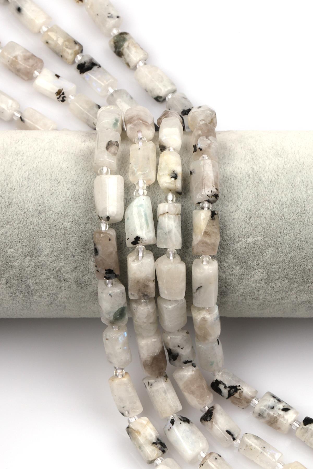 Ay Taşı Doğal Taş Dizi 7 x 12 mm Boru Kesim