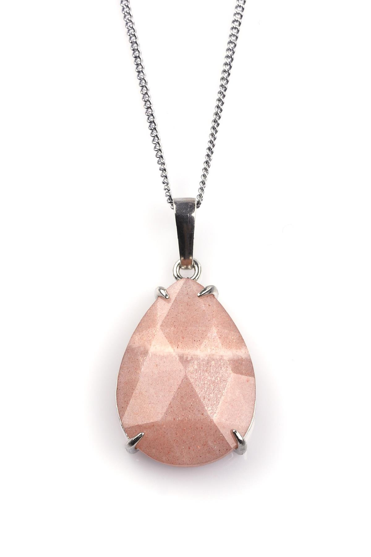 Ay Taşı Doğal Taş Kolye