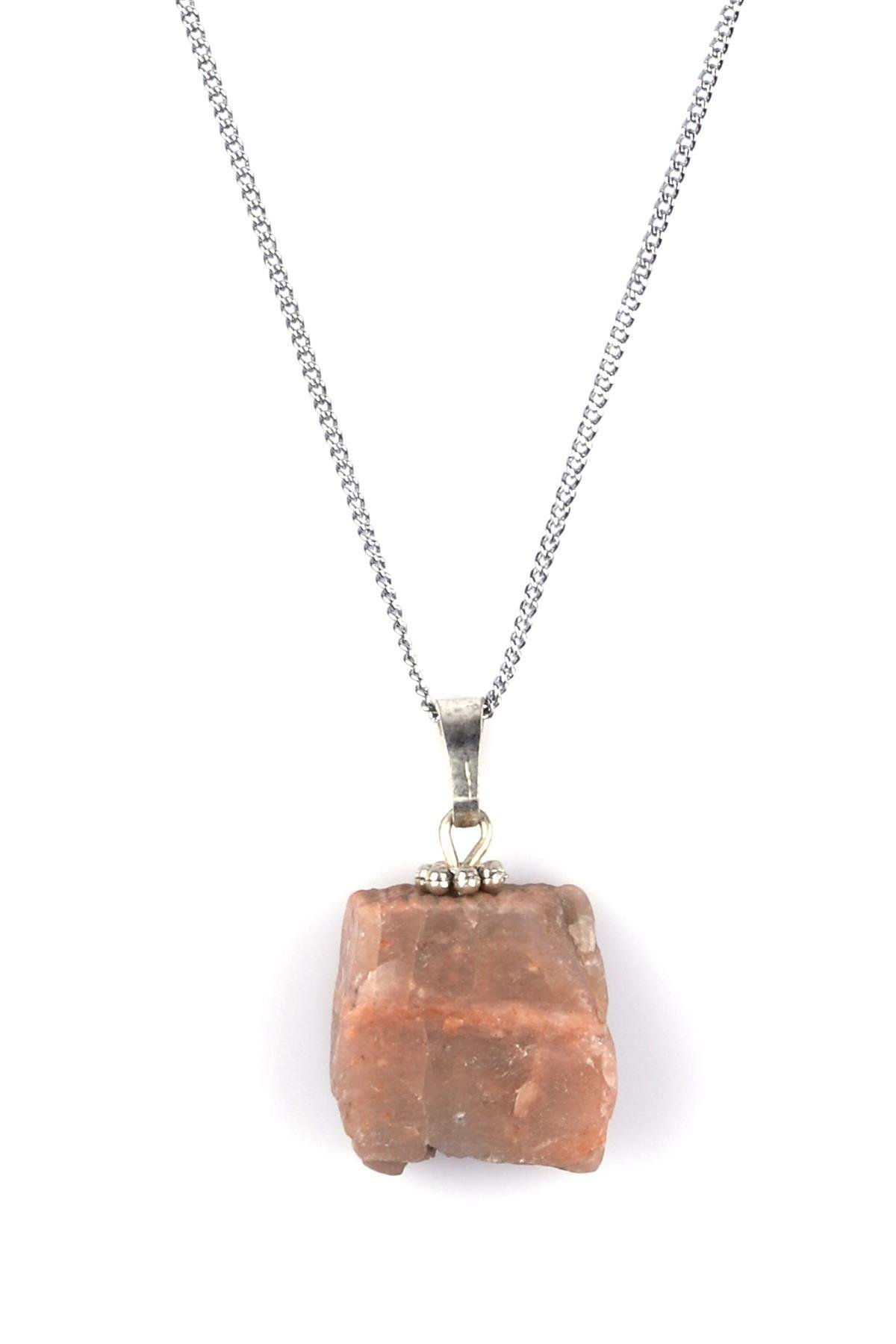 Ay Taşı Doğal Taş Kolye