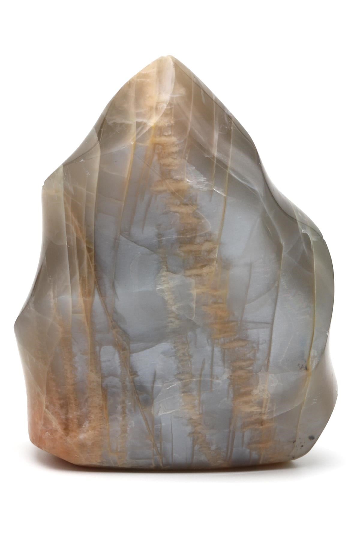 Ay Taşı Doğal Taş Spiral Parça - 157 Gr.