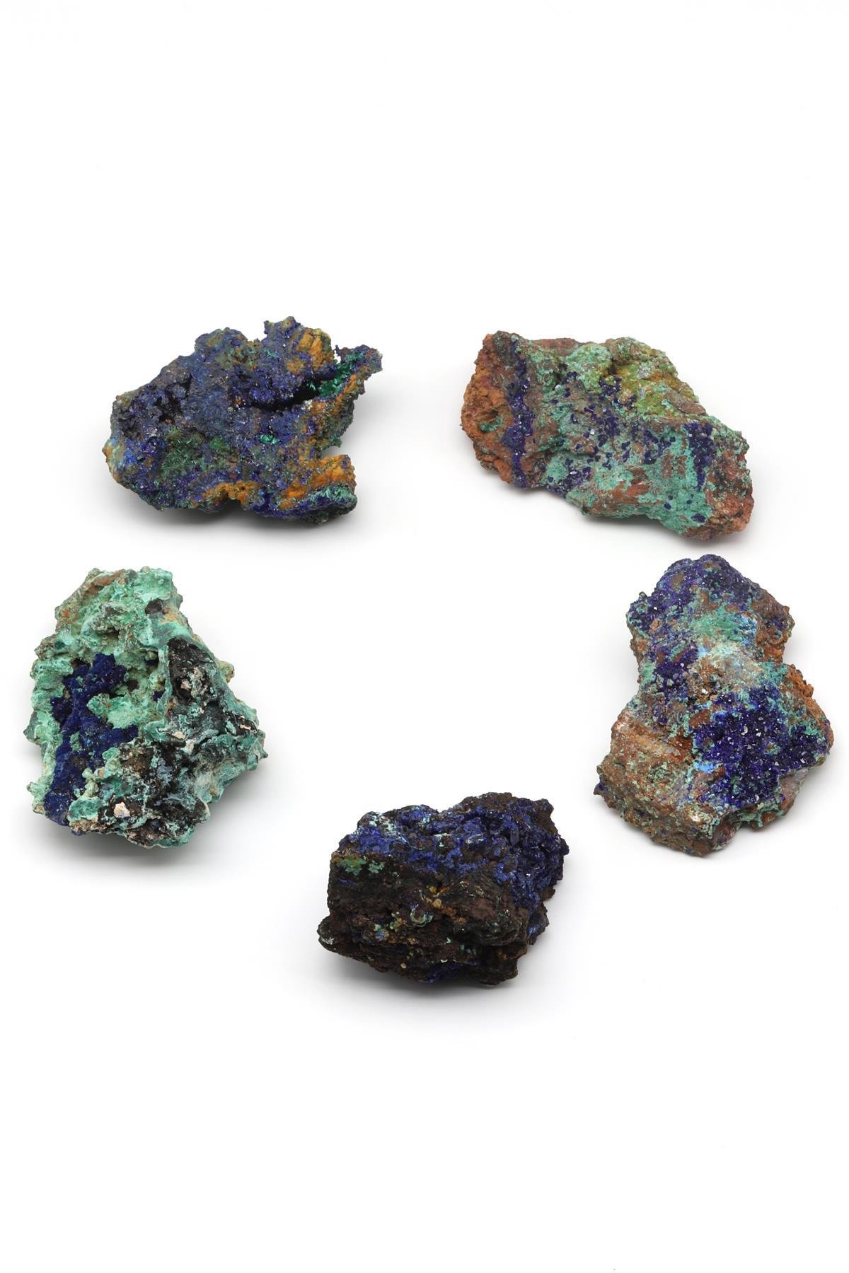 Azurit Doğal Taş Ham Parça