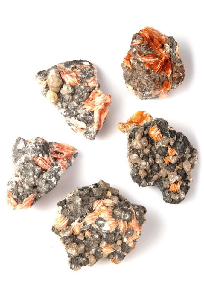 Barit - Galen - Cerussite Doğal Taş Ham Parça