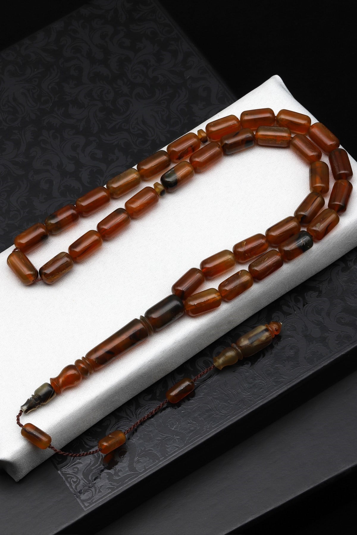 Bufalo Boynuzu Tesbih 8 x 14 mm Kapsül Kesim - T-1608