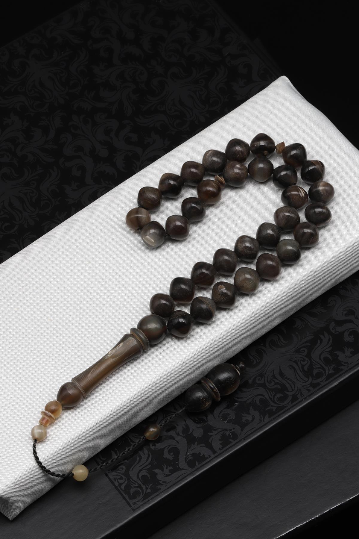 Bufalo Boynuzu Tesbih 9 x 9 mm İstanbul Kesim