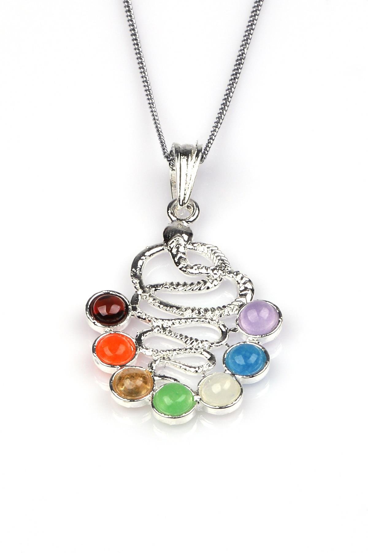 Çakra Doğal Taş Kolye