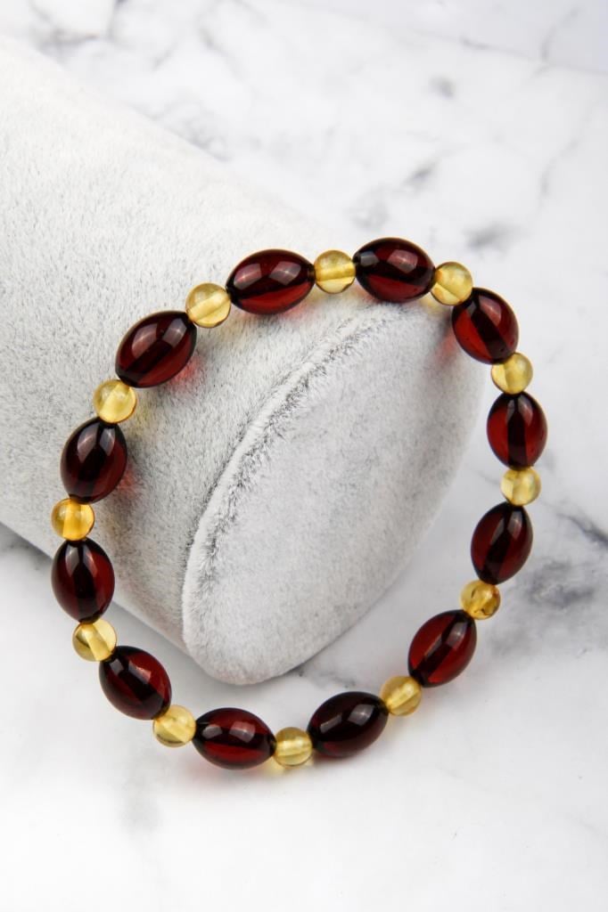 Damla Kehribar Bileklik 