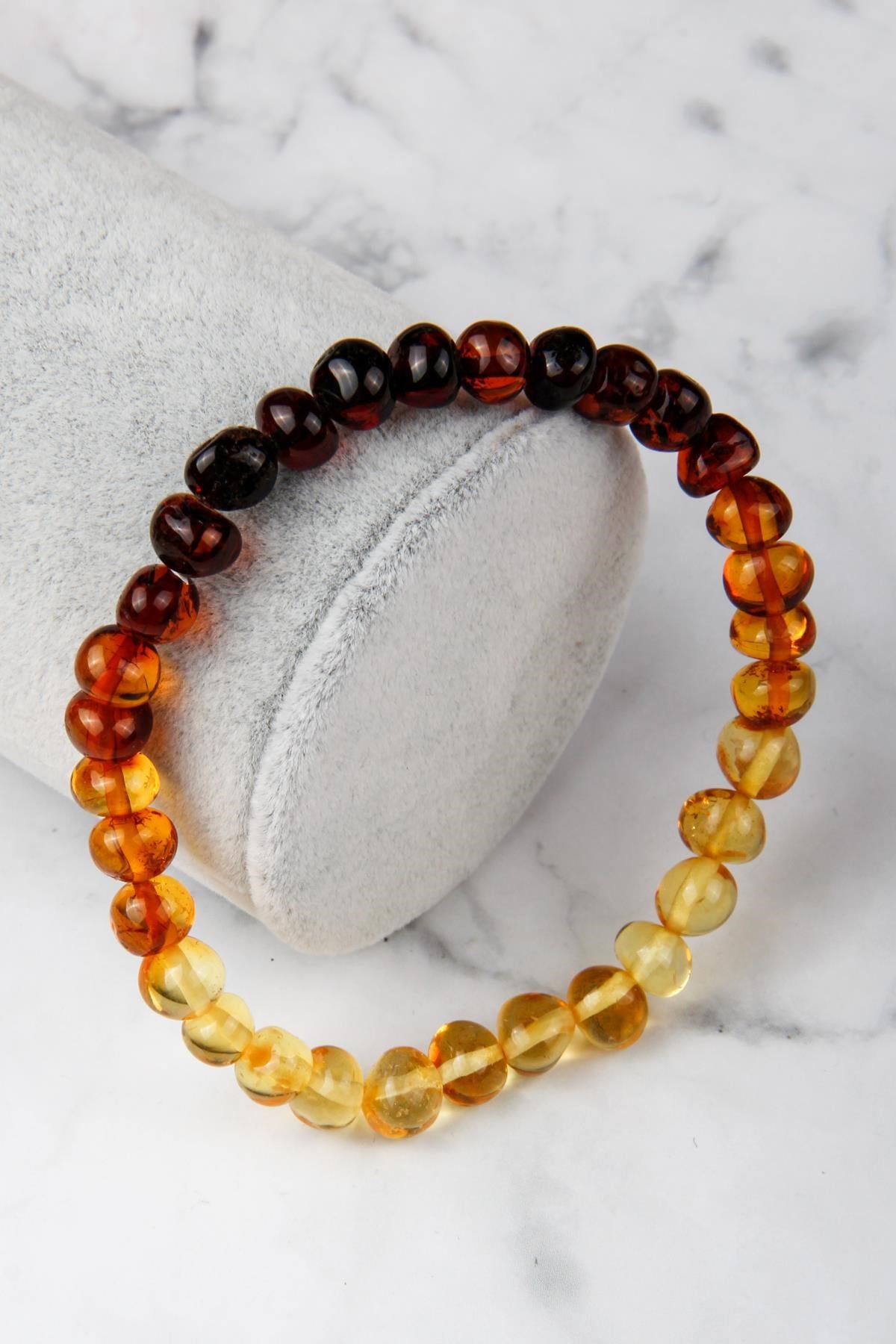 Damla Kehribar Bileklik 