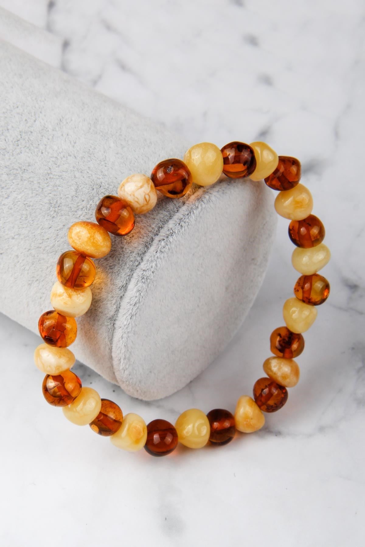 Damla Kehribar Bileklik 