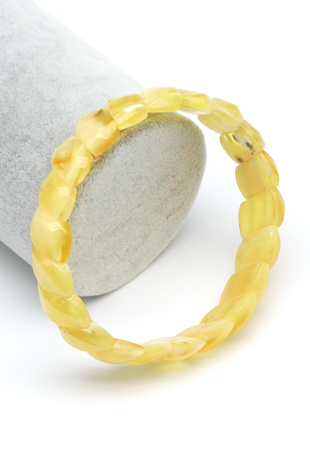 Damla Kehribar Bileklik