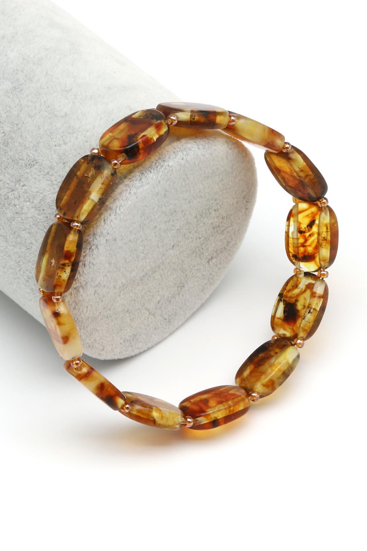 Damla Kehribar Bileklik