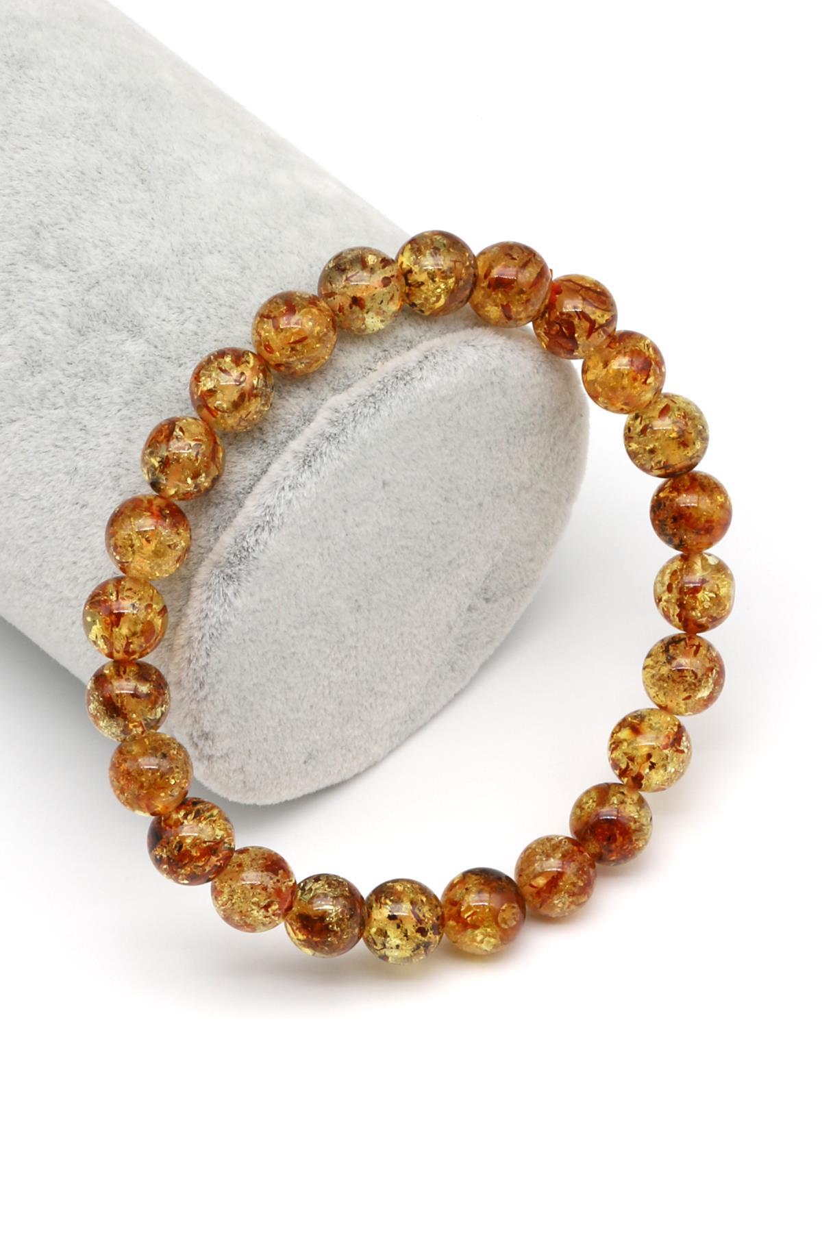 Damla Kehribar Bileklik