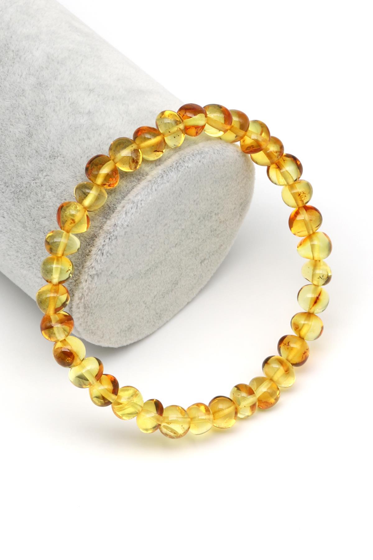 Damla Kehribar Bileklik