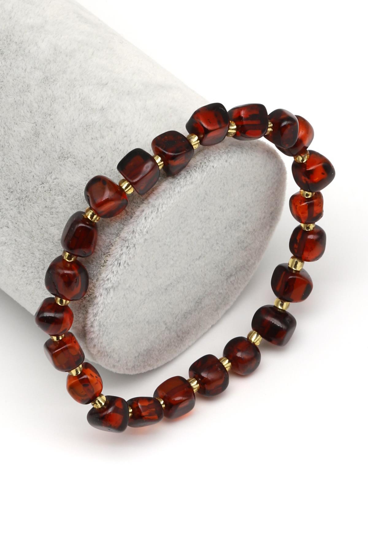 Damla Kehribar Bileklik