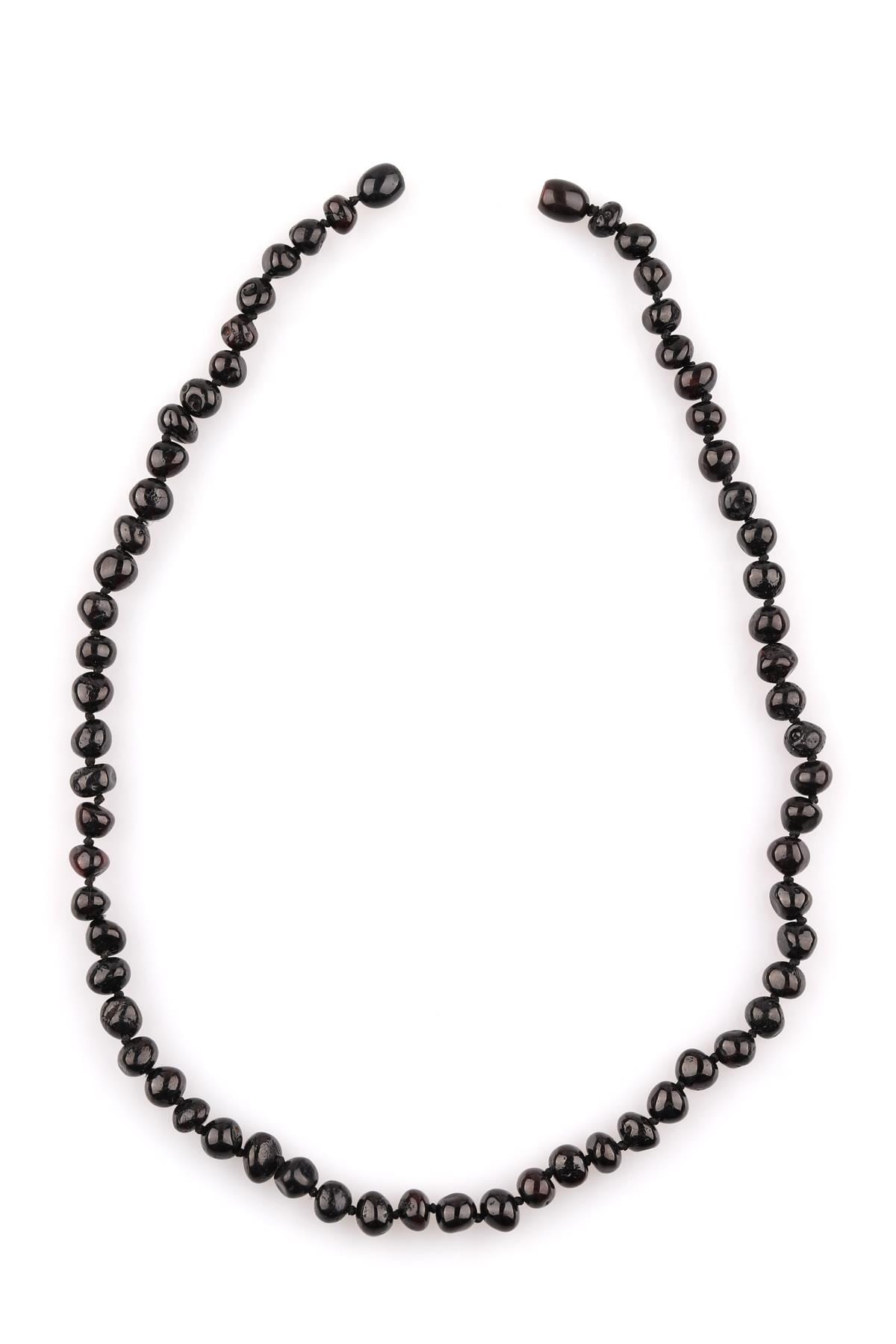 Damla Kehribar Kolye – 45 cm