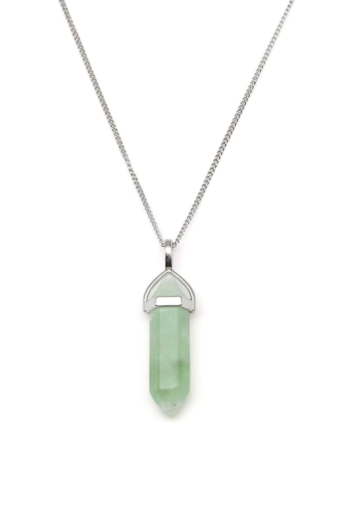 Florit Doğal Taş Çivi Model Kolye