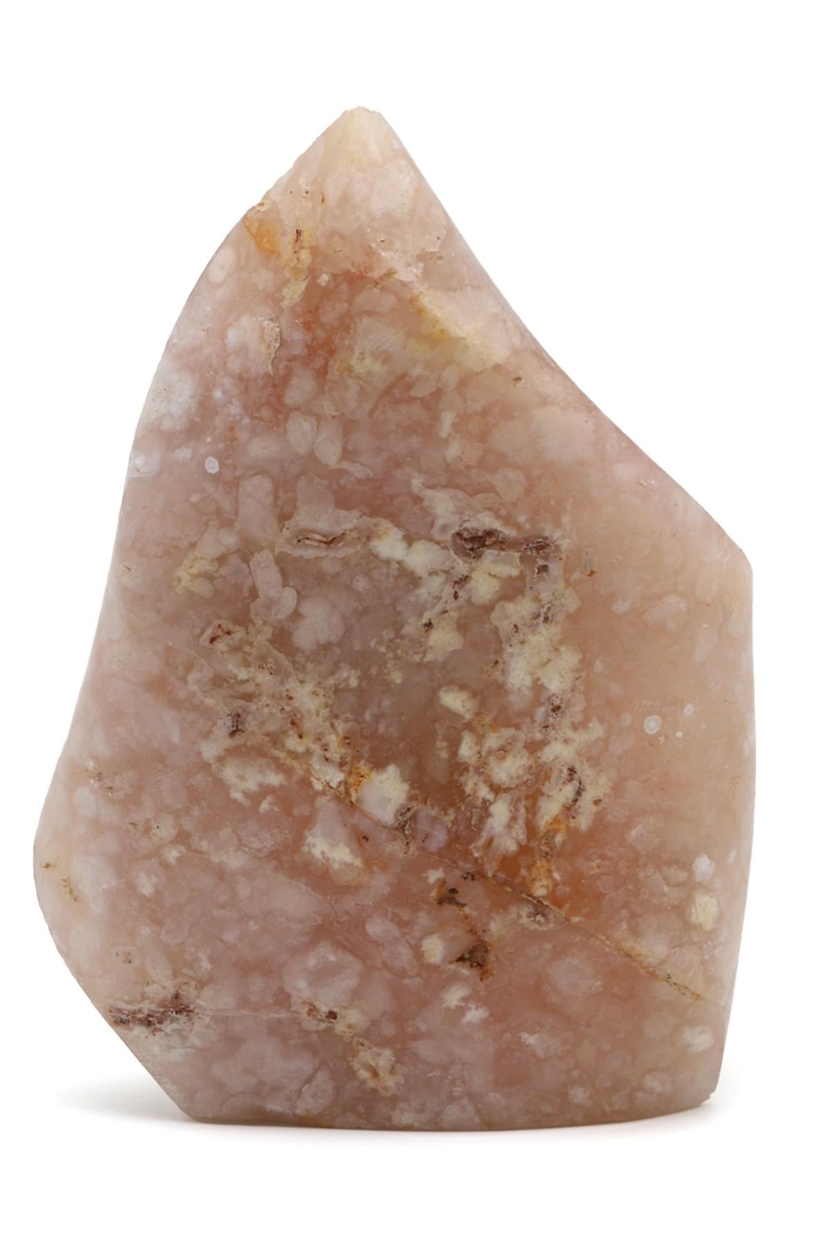Flower Agate Doğal Taş Spiral Parça - 136 Gr.