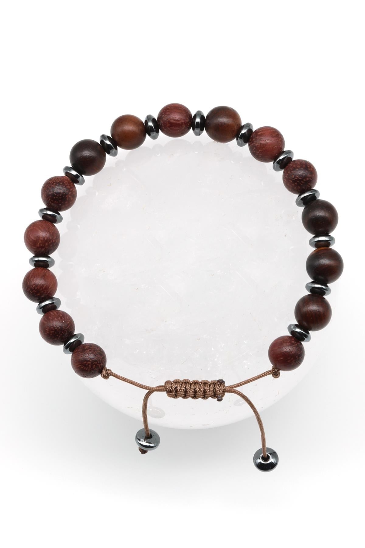 Gül Ağacı Makrome Örme Bileklik