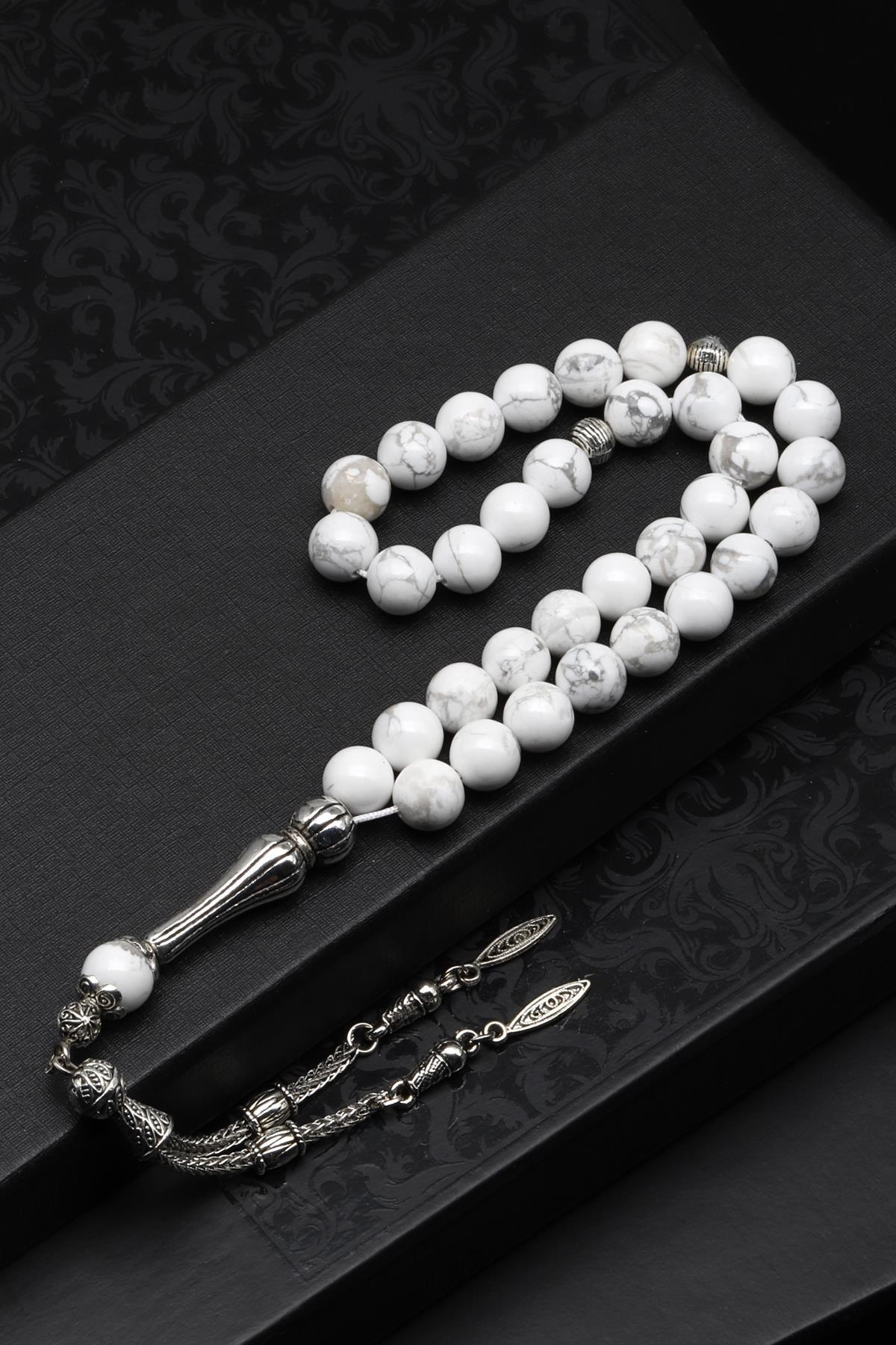 Havlit Doğal Taş Tesbih 8 mm Küre Kesim