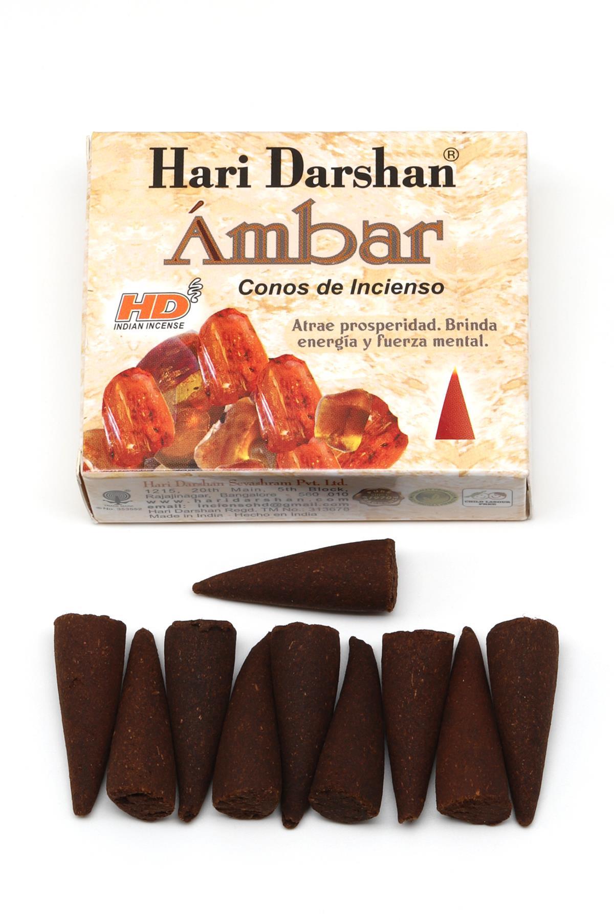 HD Tütsü Amber - Kehribar Kokusu 10'lu Koni Tütsü