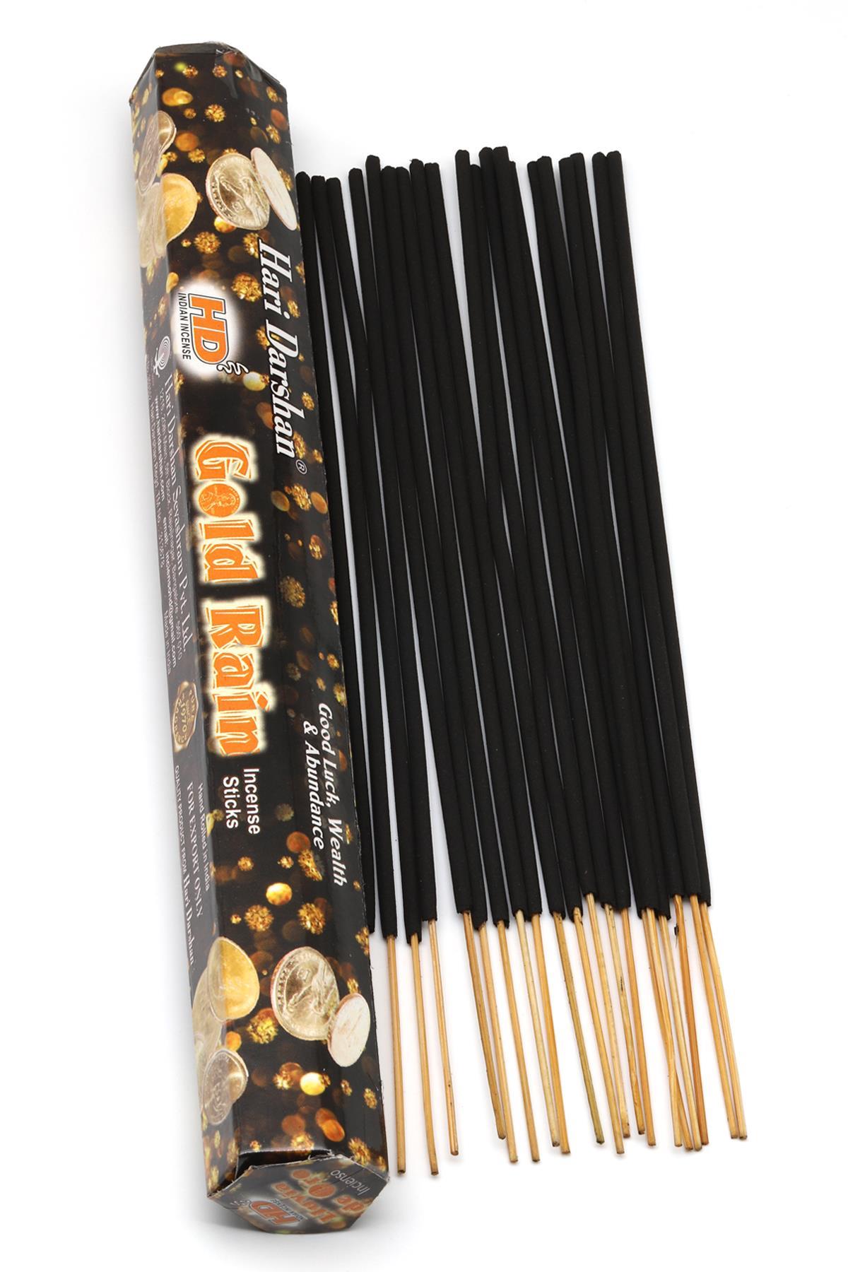 HD Tütsü Gold Rain - Altın Yağmuru Kokusu 20'li Çubuk Tütsü