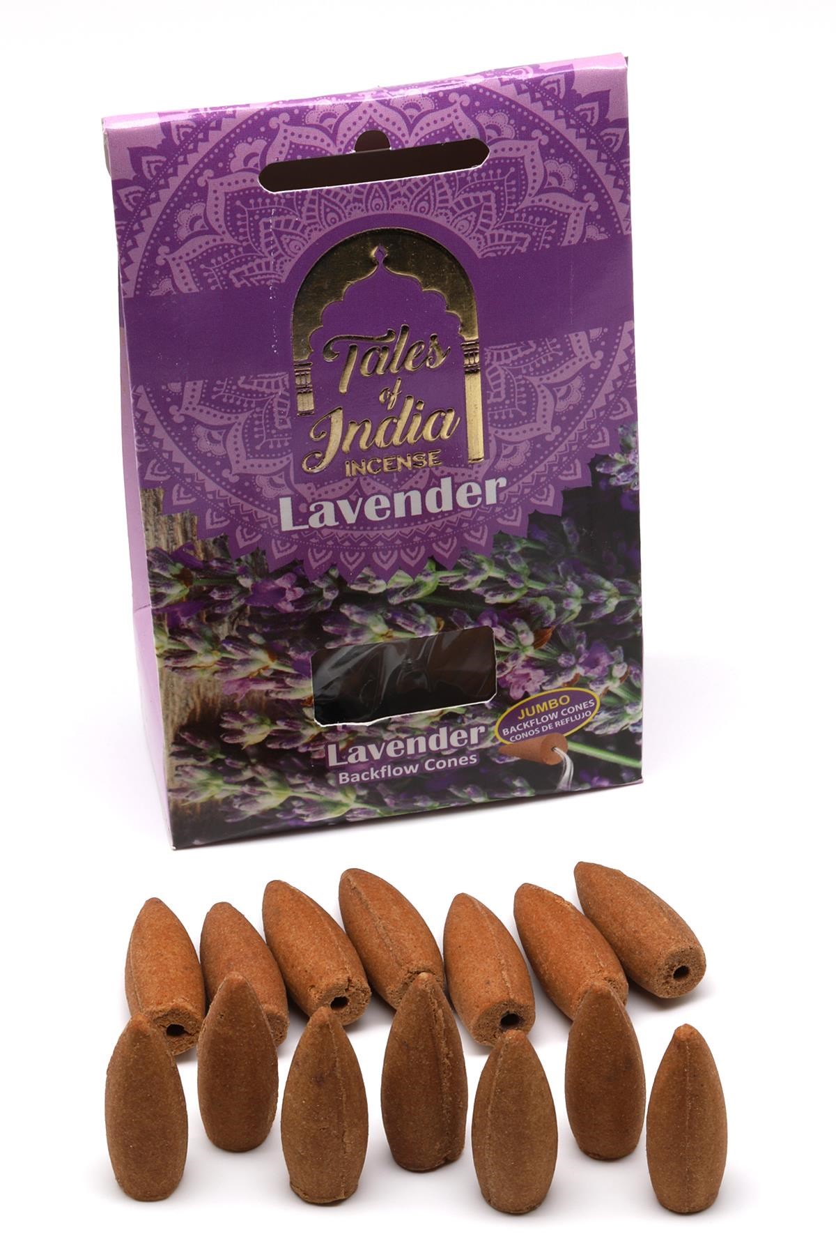 HD Tütsü Lavender - Lavanta Kokusu 14'lü Koni (Geri Akışlı) Tütsü