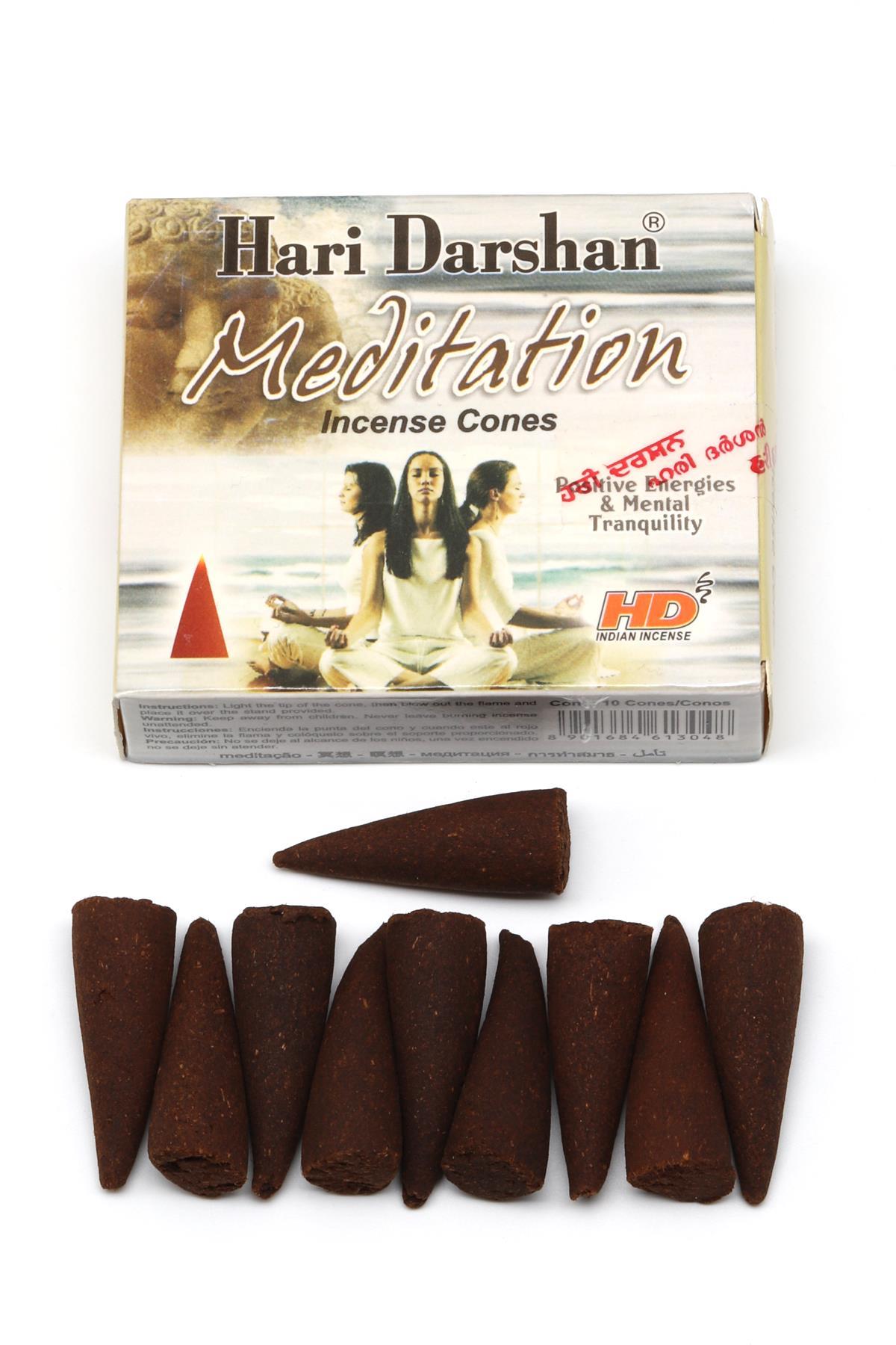 HD Tütsü Meditation - Meditasyon Kokusu 10'lu Koni Tütsü