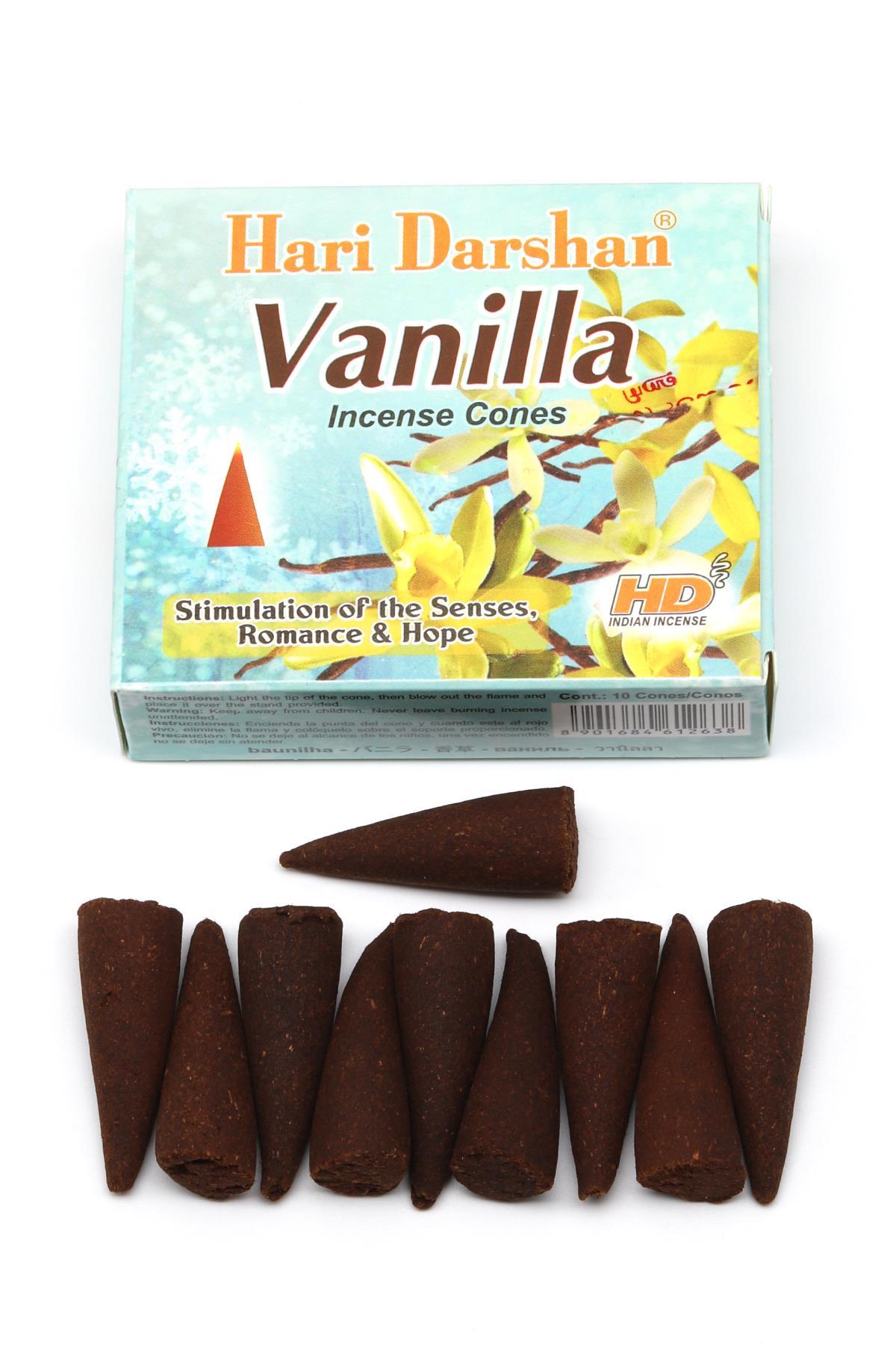 HD Tütsü Vanilla - Vanilya Kokusu 10'lu Koni Tütsü