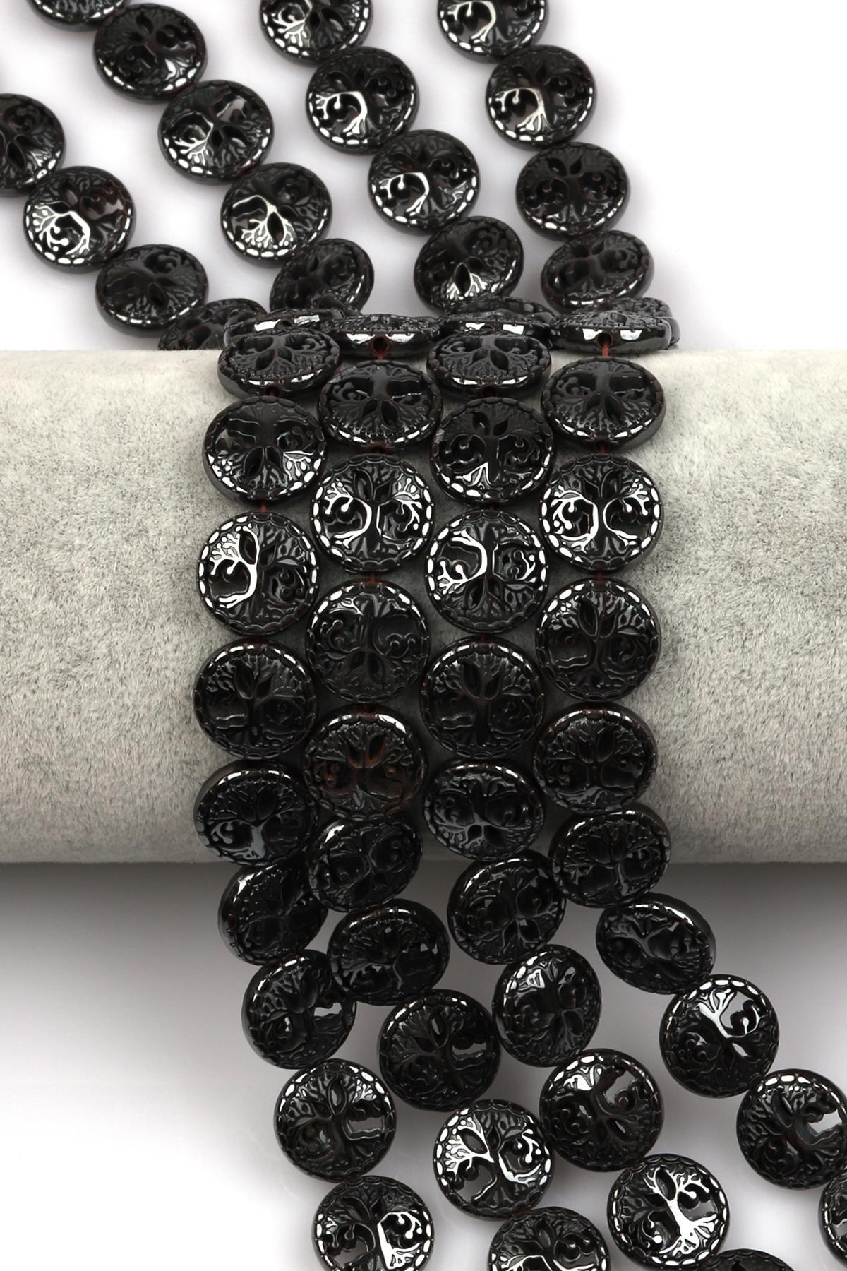 Hematit Dizi 12 mm Ağaç Model