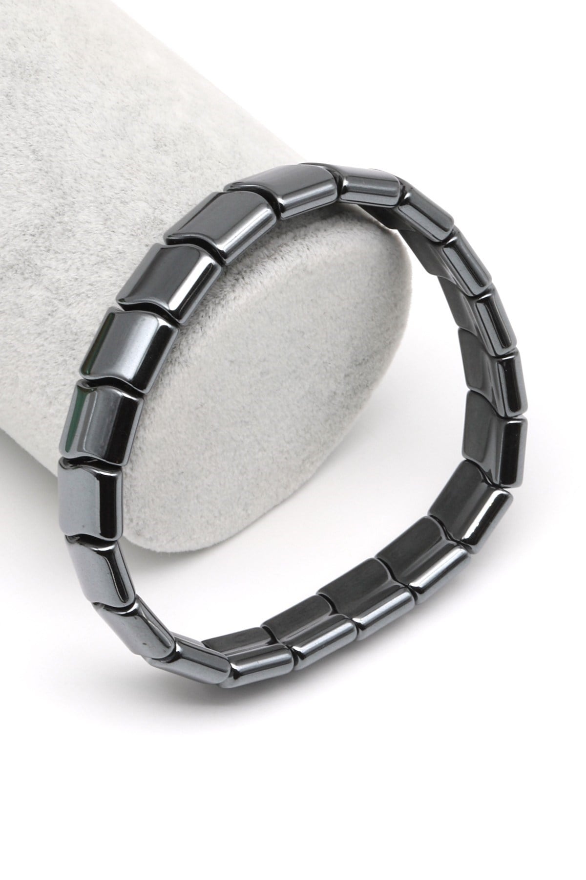 Hematit Doğal Taş Bileklik 10 x 12 mm Özel Kesim - BLK-2082