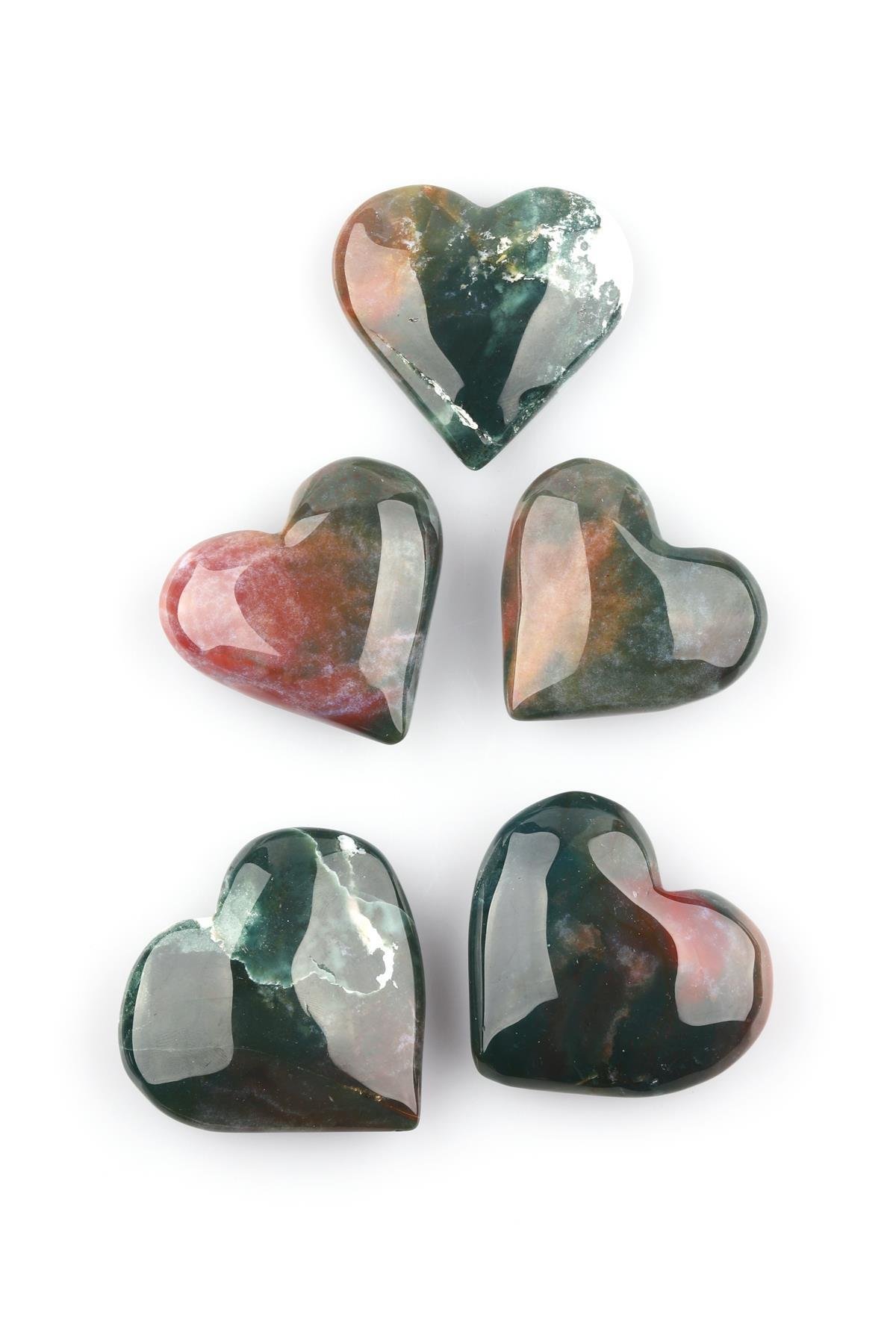 Hint Akik Doğal Taş Kalp