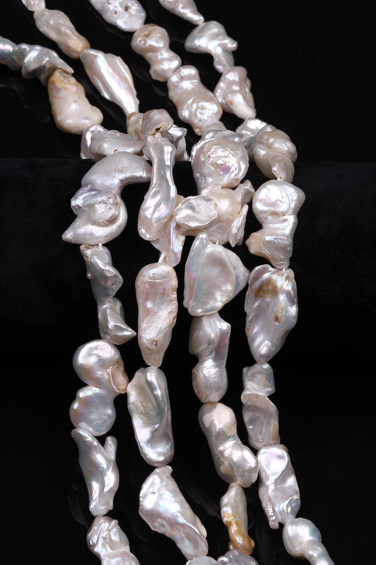 İnci Doğal Taş Dizi 14 x 29 mm Şekilsiz Kesim