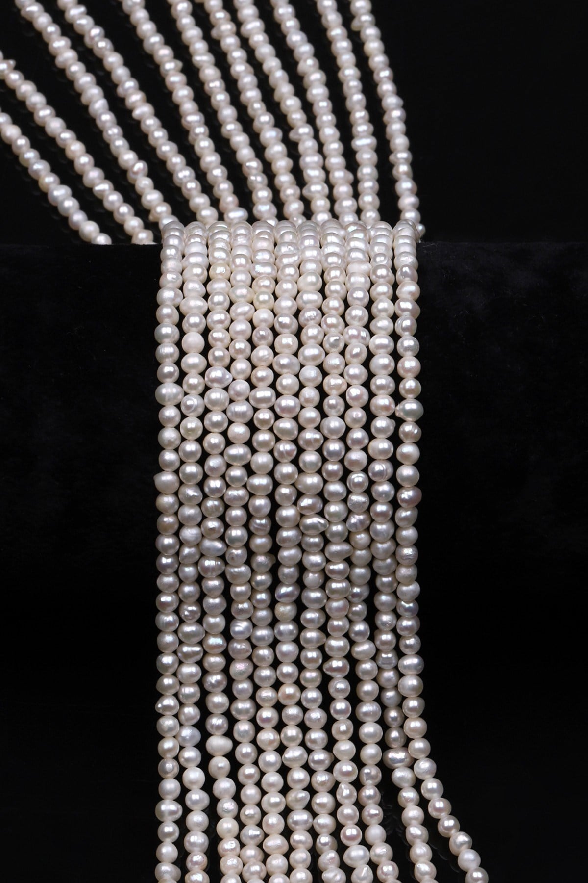 İnci Doğal Taş Dizi 3 x 4 mm Özel Kesim - DZ-0921