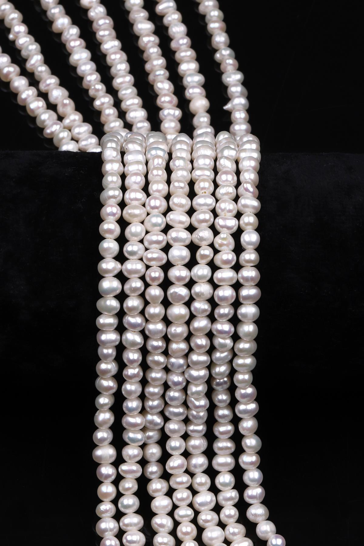 İnci Doğal Taş Dizi 4 x 5 mm Şekilsiz Kesim