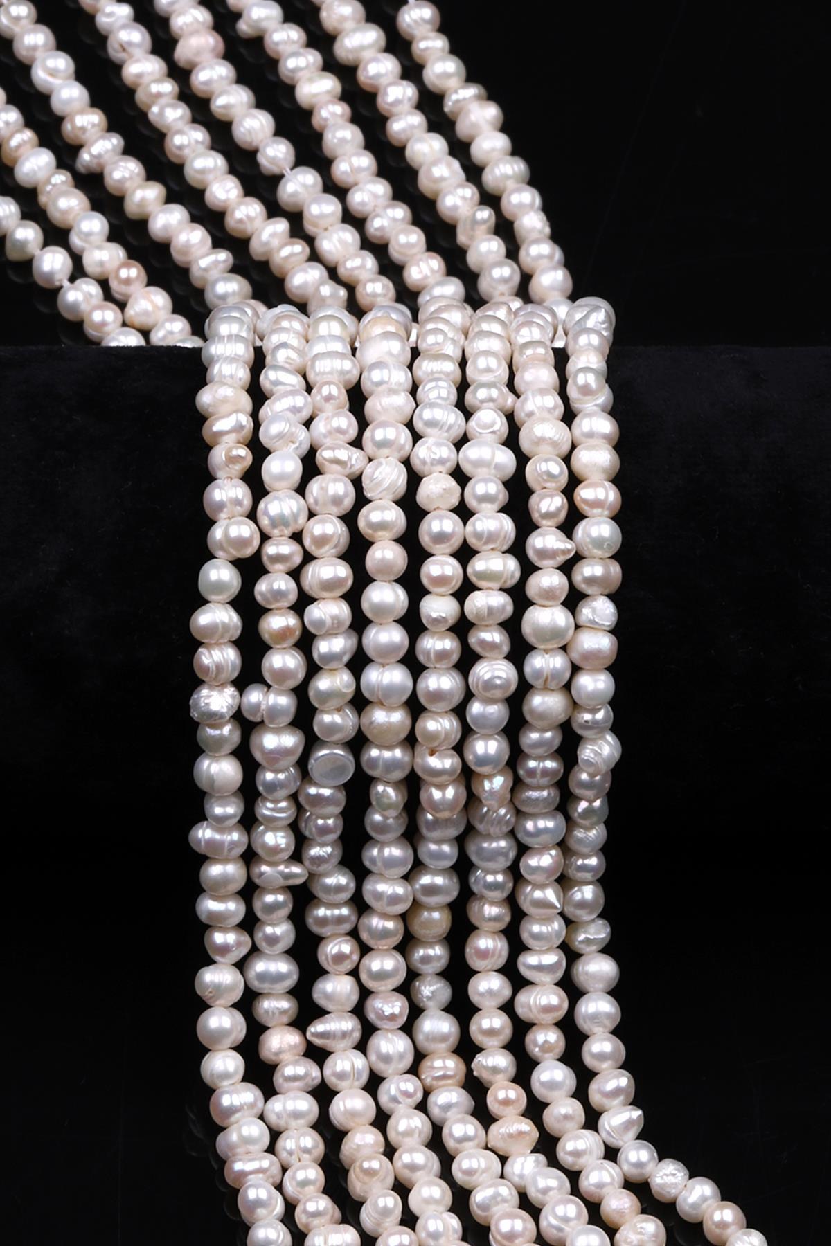 İnci Doğal Taş Dizi 5 mm Şekilsiz Kesim