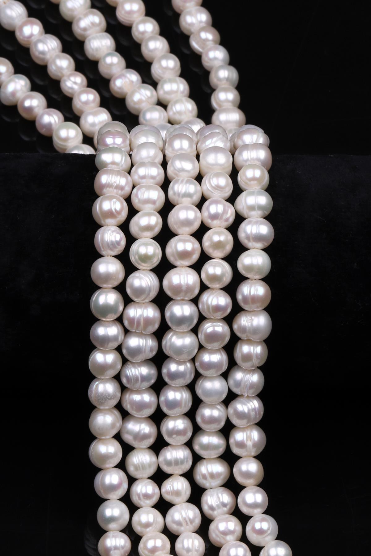 İnci Doğal Taş Dizi 7 mm Şekilsiz Kesim