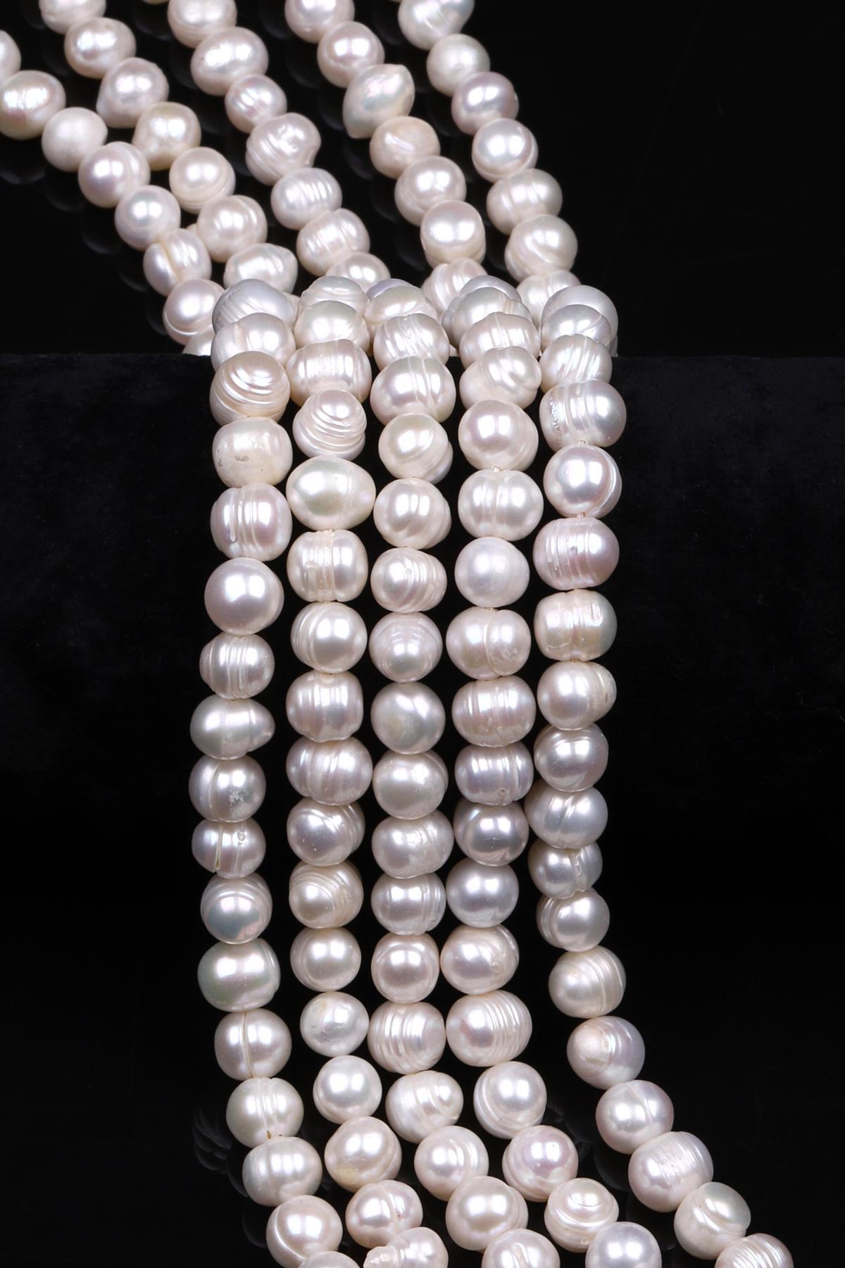 İnci Doğal Taş Dizi 8 x 9 mm Şekilsiz Kesim