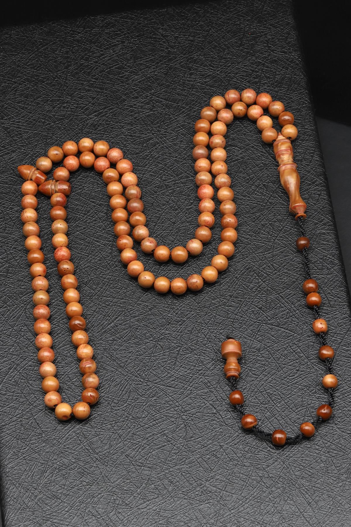 İznik Kuka Ağacı 99'Lu Tesbih 5 mm Küre Kesim